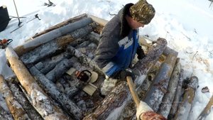 СТРОИМ СКРАДОК для охоты на гуся!  ЧАСТЬ 1