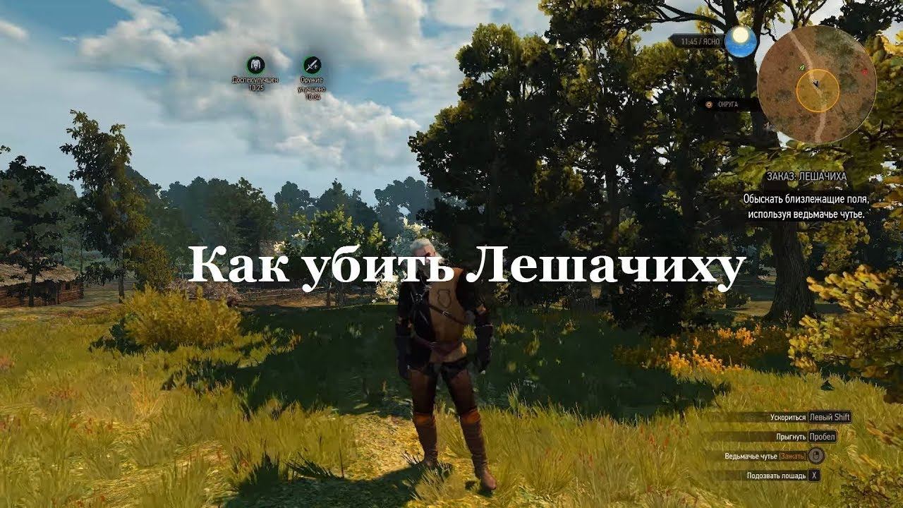 The Witcher3 Wild Hunt - Велен - побочные задания -=Заказ: Лешачиха=- смотреть онлайн