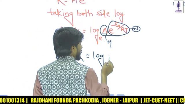 CHEMICAL KINETICS | CHEMISTRY | CLASS- 02 | JET/CUET/NEET | RAJDHANI FOUNDA PACHKODIA LIVE BY BL SI
