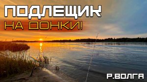Рыбалка с братом на ВОЛГЕ. Подлещик на донки!