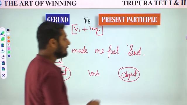 ENGLISH || GERUND & PRESENT PARTICIPLE || By Rahul Sir || T-TET, WBTET, SSC, TPSC, BANK