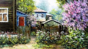 Весна в живописи художника Евгения Синева