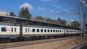 Прибываем на Белорусский вокзал на электропоезде ЭП2Д из Апрелевки по маршруту МЦД-4