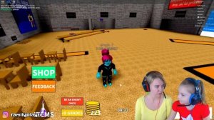 Family Play TV -  БАЛДИ БАСИКС VS РОБЛОКС БАЛДИ   Злой учитель Балди