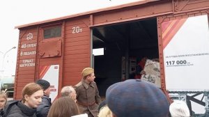В Тихорецке побывал ретропоезд «Победа»