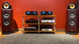 B&W 802N - McIntosh MC162 Amplifier