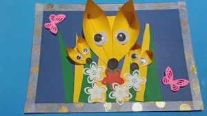 МАМА ЛИСА С ЛИСЯТАМИ