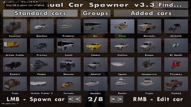 Gta sa Rhino mod install смотреть онлайн