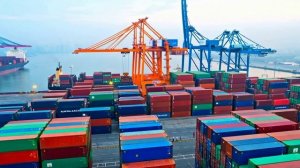 Морской товарный порт // ФУТАЖ