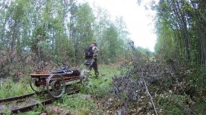 Металлолом в тайге! Вдоль всё той же УЖД.