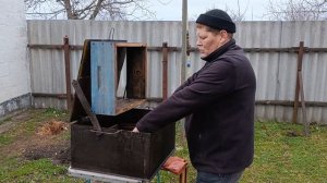 Проварка ульев в парафине