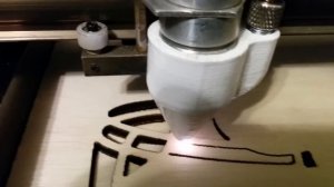 Air assist Nozzle for  DC K40 Chinese 40 watt Laser Cutter / Engraver