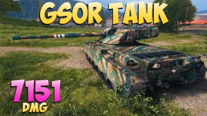 GSOR TANK - 7 Фрагов 7.1K Урона - Диковинный! - Мир Танков
