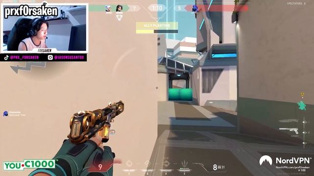 SEN Tenz Shows Why He Choose Chamber Over Reyna - Valorant Funny Moments #162