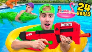 24 ЧАСА В БАССЕЙНЕ !!