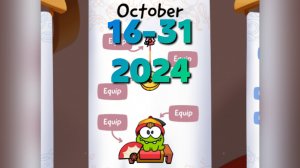 Cut the Rope Daily. October 16-31  2024