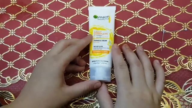 Garnier skin active light complete vitamin c fairness cream | Instant glow brighter & spotless skin