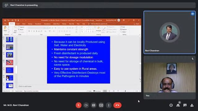 Speaker - Mr. M.D. Ravi Chandran and convener of the webinar Dr. S. P. Krishna Kumar смотреть онлайн