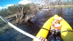 100 км в день по реке Пра на пакрафте Жаворонок L