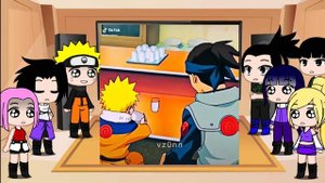 Реакция Наруто и его друзей на него 8/9