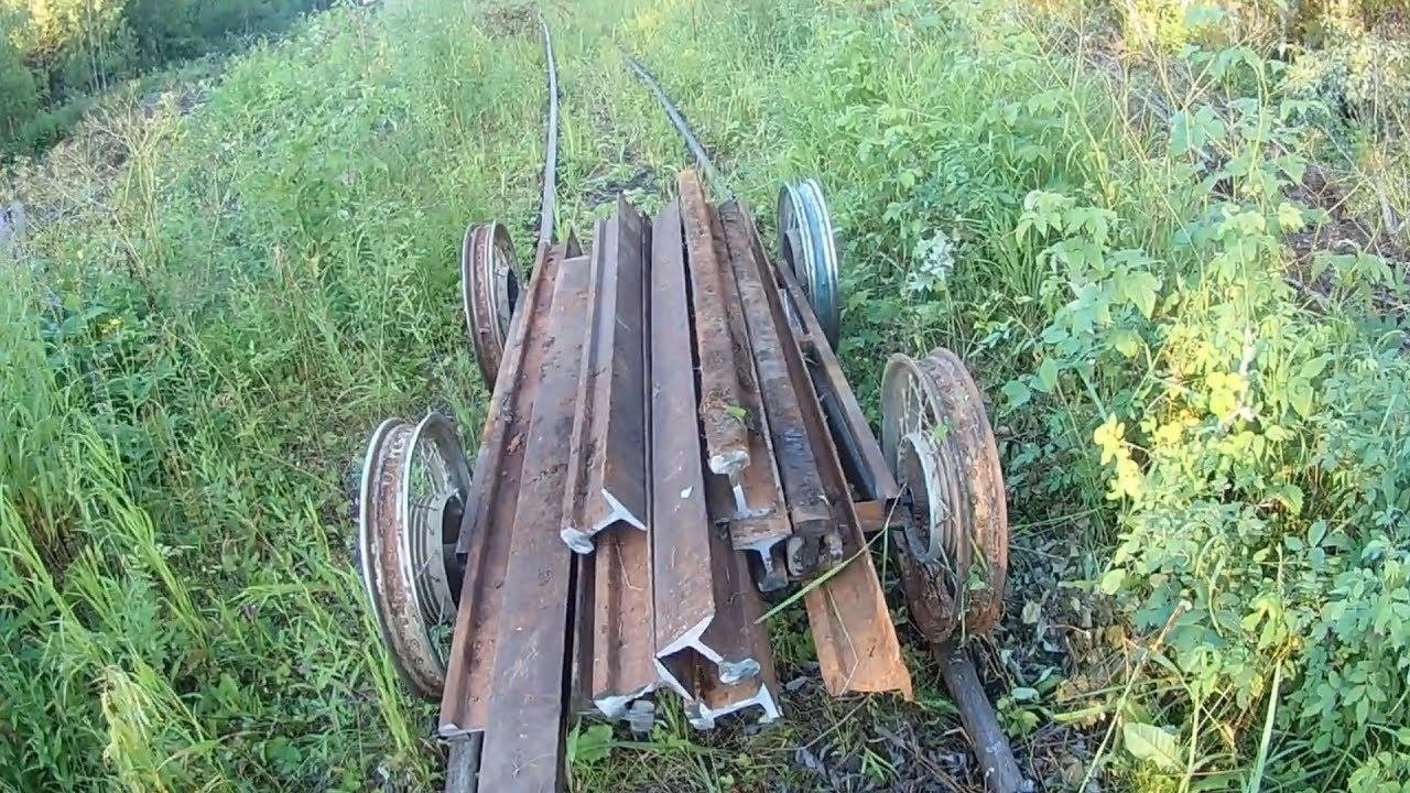 Невероятное количество металлолома вдоль ужд! сделал 