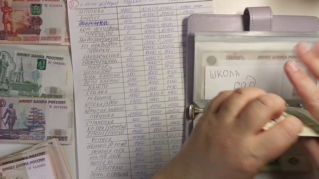 ВТОРОЕ РАСПРЕДЕЛЕНИЕ СЕМЕЙНОГО БЮДЖЕТА ПО МЕТОДУ КОНВЕРТОВ. ДОХОД БОЛЬШОЙ, НО РАСХОДОВ ЕЩЁ БОЛЬШЕ. смотреть онлайн