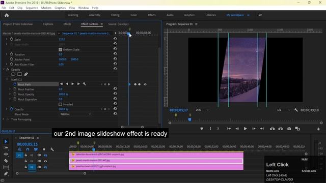 professional photo slideshow effect in premiere pro tutorial
