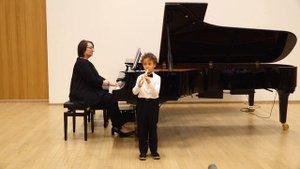 Иван Агафонов, 6 лет. Станкевич, этюд 24. Блокфлейта