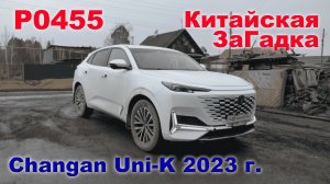Changan Uni-K  P0455 Большая утечка паров топлива