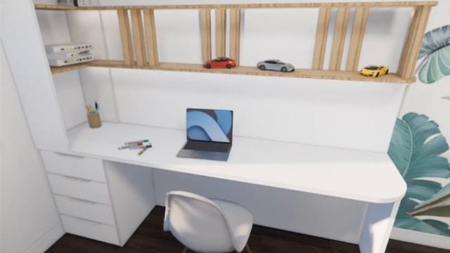 3D- визуализация детской☺️ ✨МЕБЕЛЬ В ДЕТСКУЮ КОМНАТУ В ЕДИНОМ СТИЛЕ И ДИЗАЙНЕ #дизайнпроектинтерьер