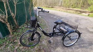 ТРЁХКОЛЁСНЫЙ СКЛАДНОЙ ЭЛЕКТРОВЕЛОСИПЕД DOONKAN TRIKE 24 ДУНКАН ТРАЙК 2024 электрический велосипед