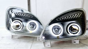 Газель светодиодные тюнинг фары. Кастом проект от Ledstudio