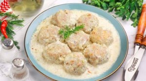 Ежики в сливочном соусе