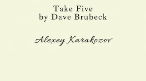 Take Five - Piano Cover