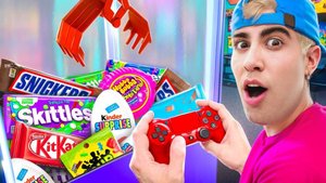 24 ЧАСА ЕДИМ ИЗ МАШИН С КОГТЯМИ !!