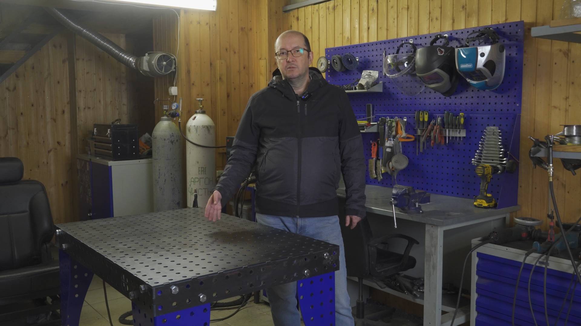 Мой новый сварочный стол 3D d16 от компании Logam смотреть онлайн