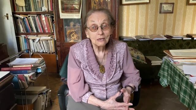 Видео ко дню рождения О.С.Поповой и выпуску второго изданию ее книги _Пути византийского искусства_