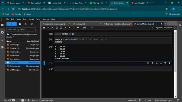 Intro to Series Methods in Pandas