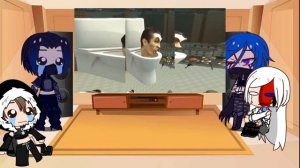 👉Реакция трёх наблюдателей на скибиди туалеты гача 💀👈