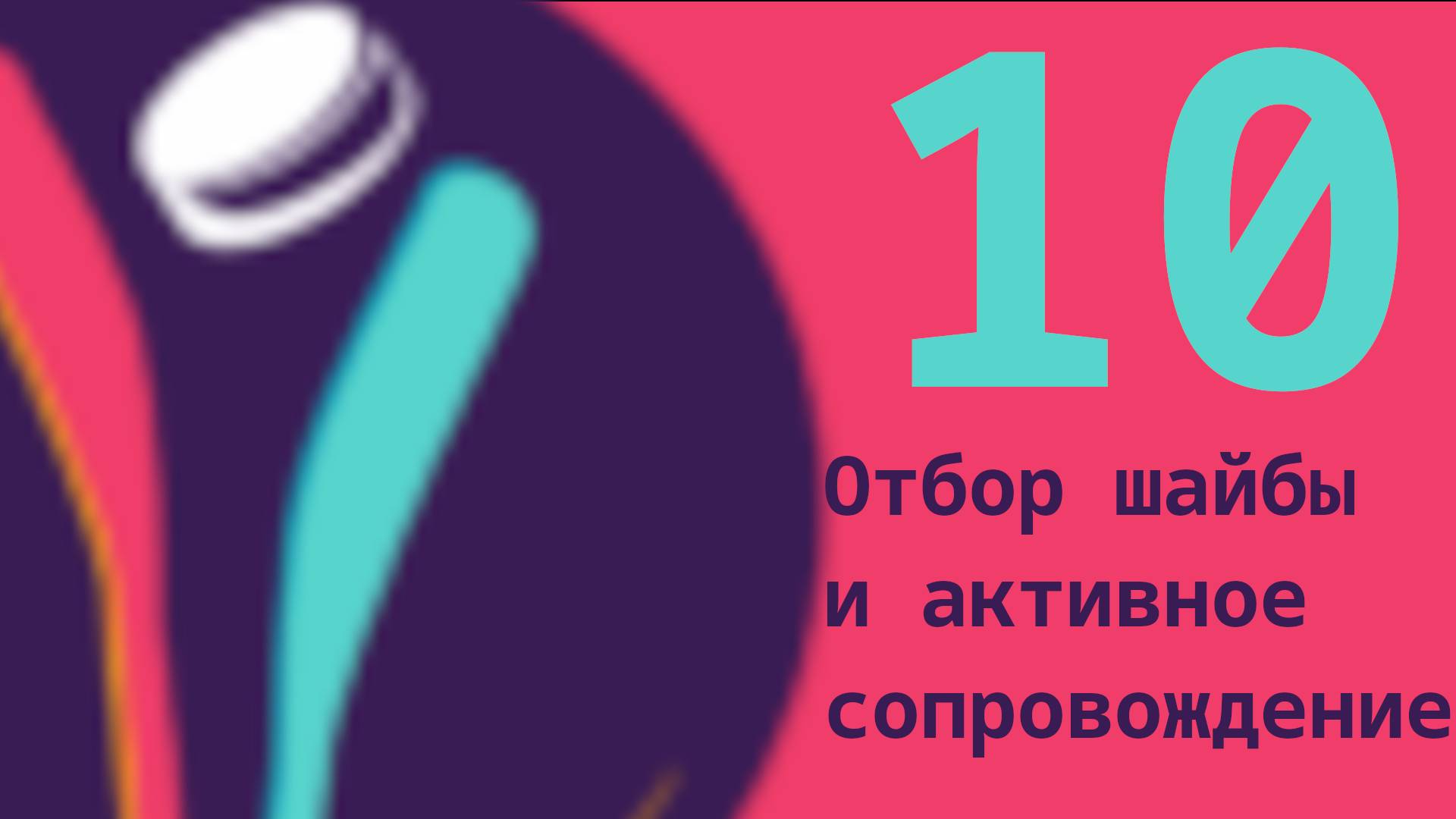 010 Отбор шайбы и активное сопровождение