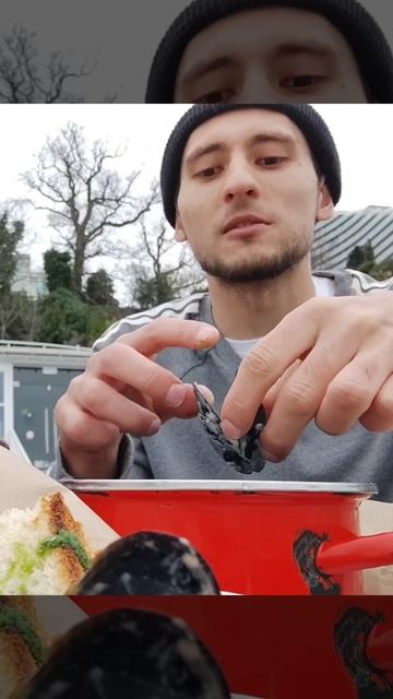 как кушать мидии? 2 варианта!  #мидии #еда #соус #ракушка #картошка #море #фри #способ #кушать смотреть онлайн