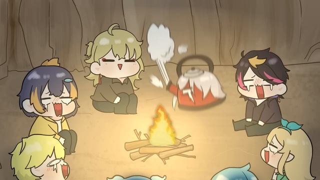 The Forest=10%trees + 90%NIJICHAOS (LOUD WARNING)  || Animation 【NijisanjiEN collab】