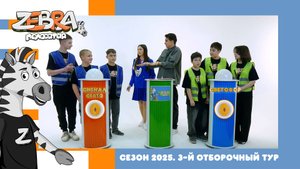 Полосатая зебра. Сезон 2025. 3-й отборочный тур.