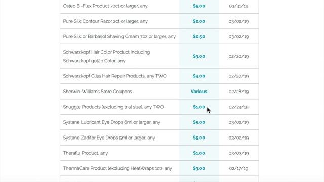 Sunday Coupon Insert Preview - 2/3 - 1 SS & 1 RMN
