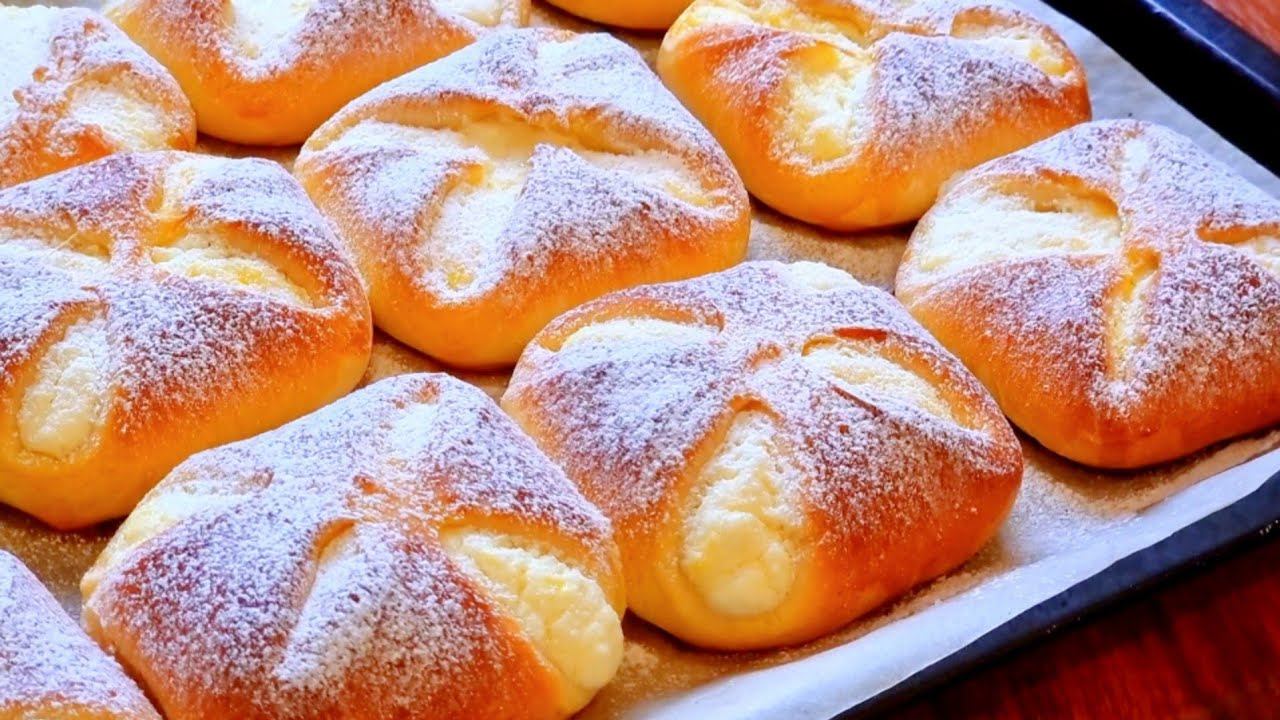 БЕРУ ТВОРОГ! ГОТОВЛЮ ДВА РАЗА В ДЕНЬ И ПРОСЯТ ЕЩЁ! СКАЗОЧНО ВКУСНАЯ ЦАРСКАЯ ВЫПЕЧКА! БУЛОЧКИ КАК ПУХ