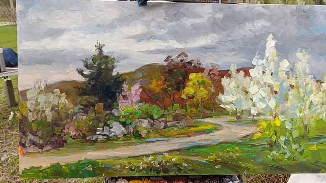 Груша цветет. Сад у дороги. Весна в предгорьях Кавказа. Пленэр ZhNataly

Понравился мне Кавказ, рази