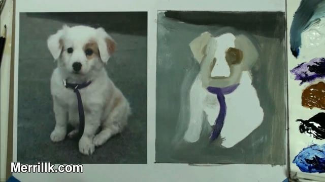 Learn Oil Painting 1/2: How to Paint a Puppy Dog