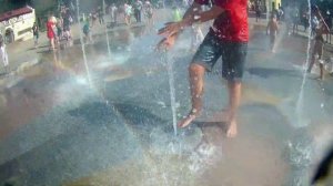 VLOG: Архив Лето 2018, катаем на скейте, бесимся в фонтане. Парк Горького.