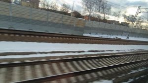 от Нижегородской до Железнодорожной. ОБГОН ТРËХ ЭЛЕКТРИЧЕК ПО ТРЕТЬЕМУ ПУТИ