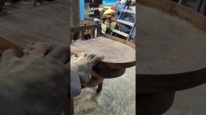 Печь для бани из газового баллона.mp4